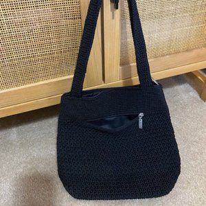 Sonoma double strap Knitted bag. Black. NWOT.